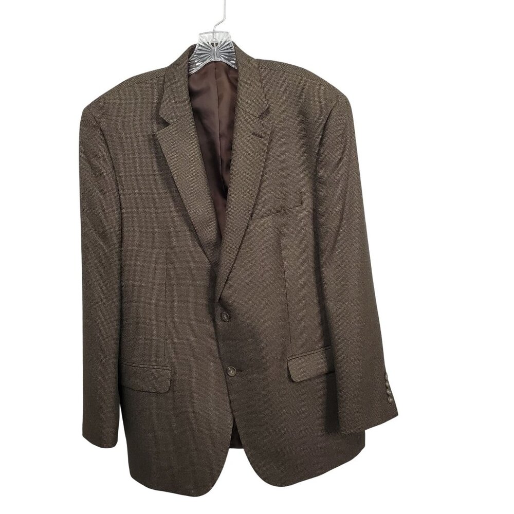 Chaps Mens 44R Blazer Sport Coat Two Button Academia Classic Business Casual